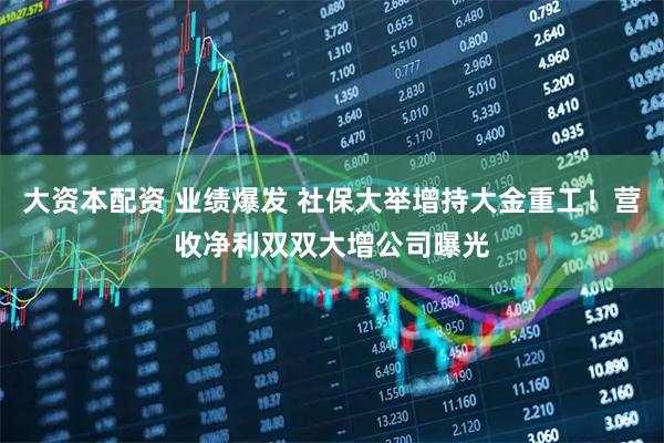 大资本配资 业绩爆发 社保大举增持大金重工！营收净利双双大增公司曝光